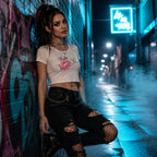 Pretty Toxic Logo Cropped Baby Tee