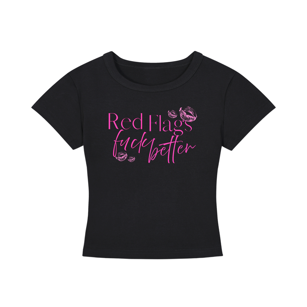 Red Flags Cropped T-Shirt