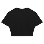 Pretty Toxic Red Flags Cropped Baby Tee, graphic close-up