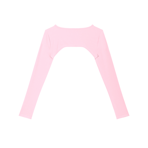Cutout Long Sleeve Shrug