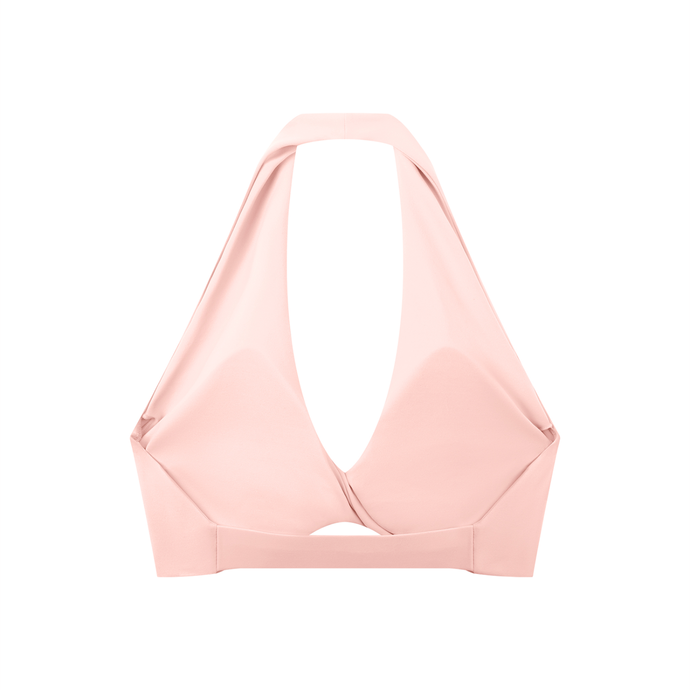 Toxic Baby Pleated Halter Sports Bra