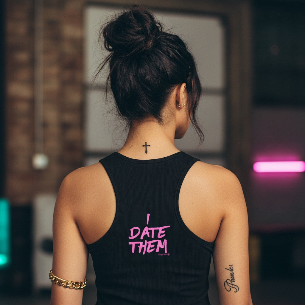 Pretty Toxic I Dont Make Mistakes Tank Top, graphic close-up