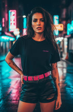 Pretty Toxic Red Flags Pocket T Shirt, graphic close-up