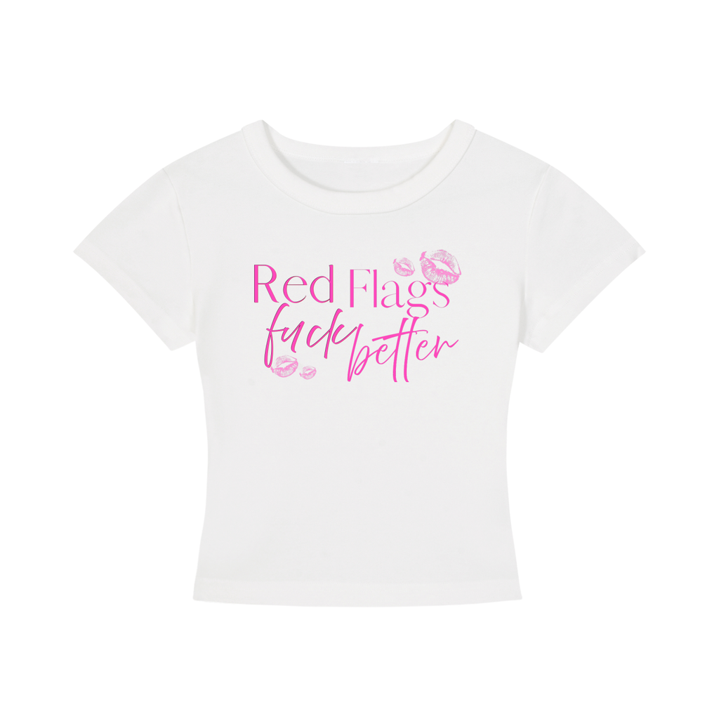 Red Flags Cropped T-Shirt