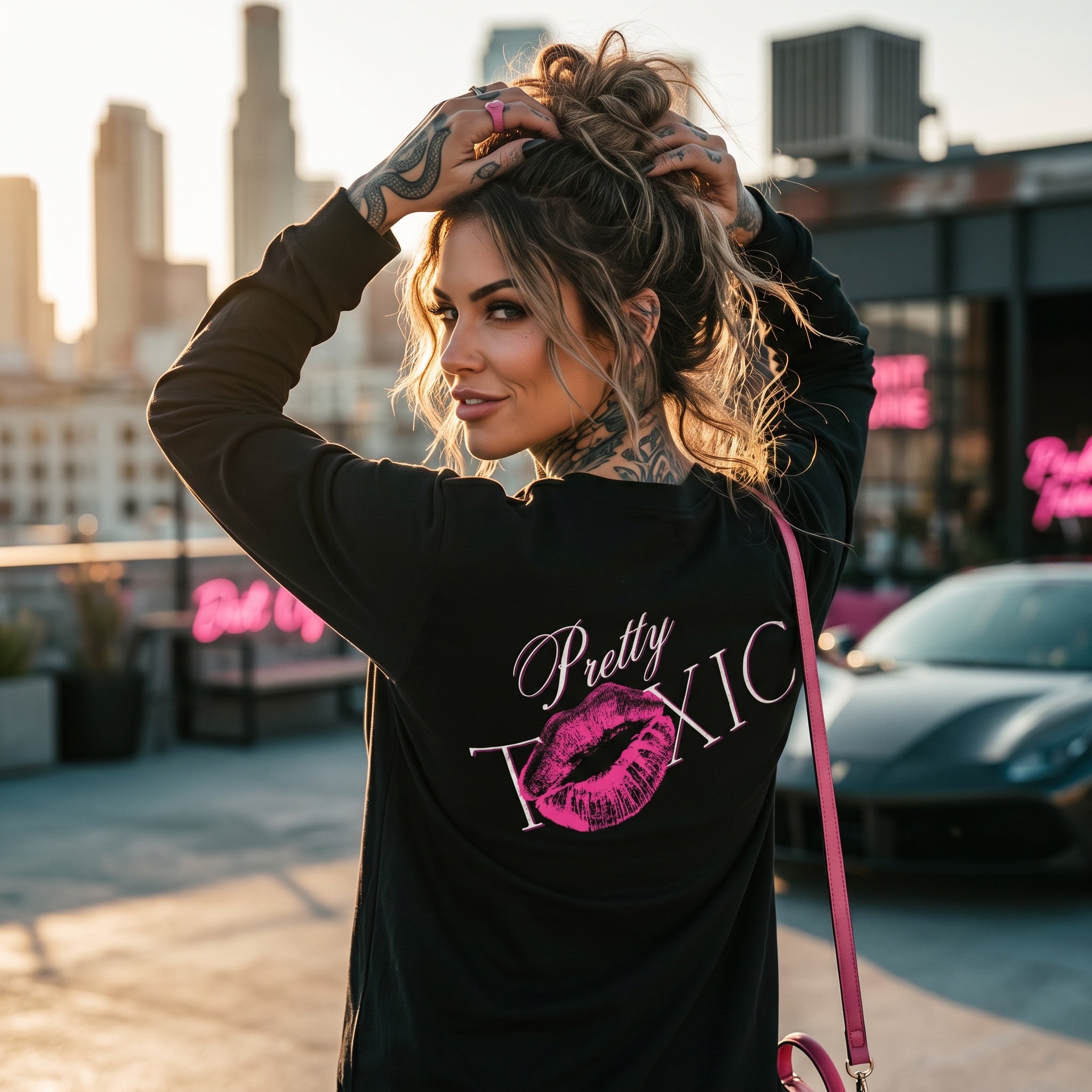 Pretty Toxic Signature Long Sleeve, back view