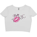 Pretty Toxic Logo Cropped Baby Tee