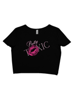 Pretty Toxic Logo Cropped Baby Tee
