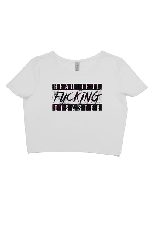 Beautiful fucking Disaster crop top 