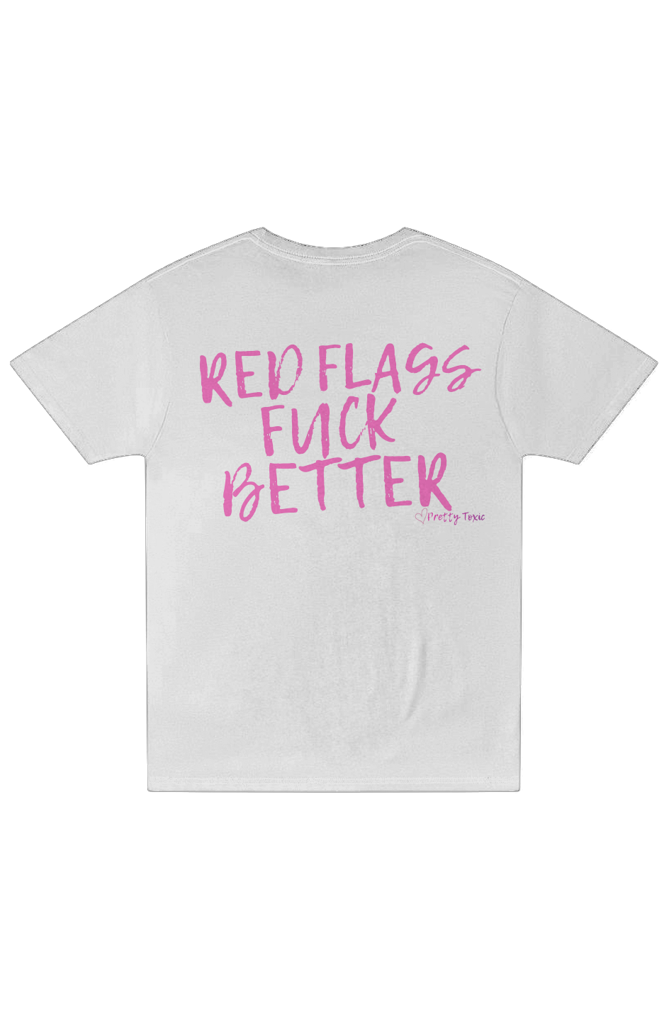 Red Flags Fuck Better Pocket T Shirt