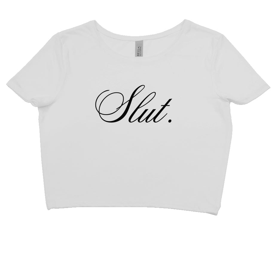 Slut crop tee