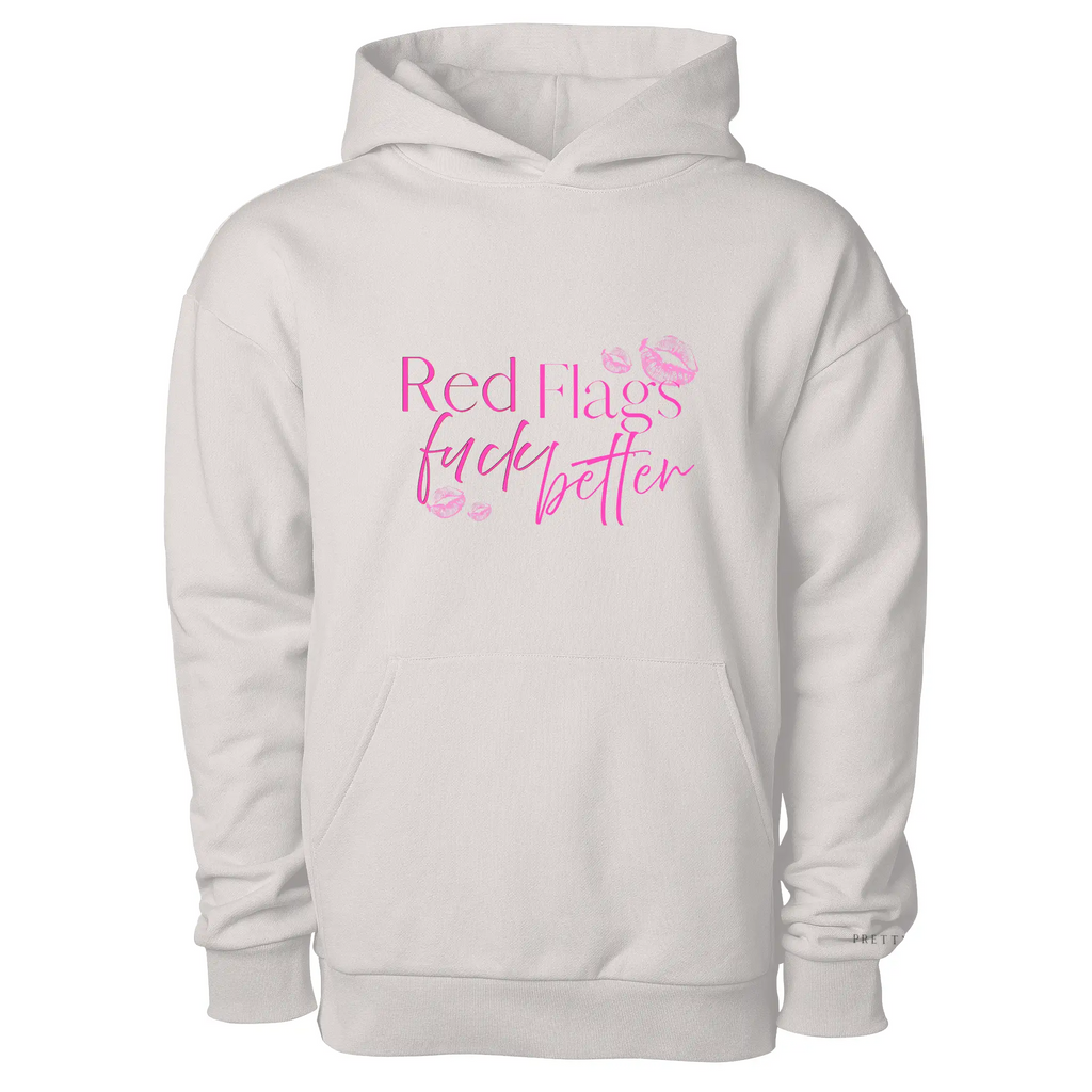 Red Flags Heavyweight Pullover Hood