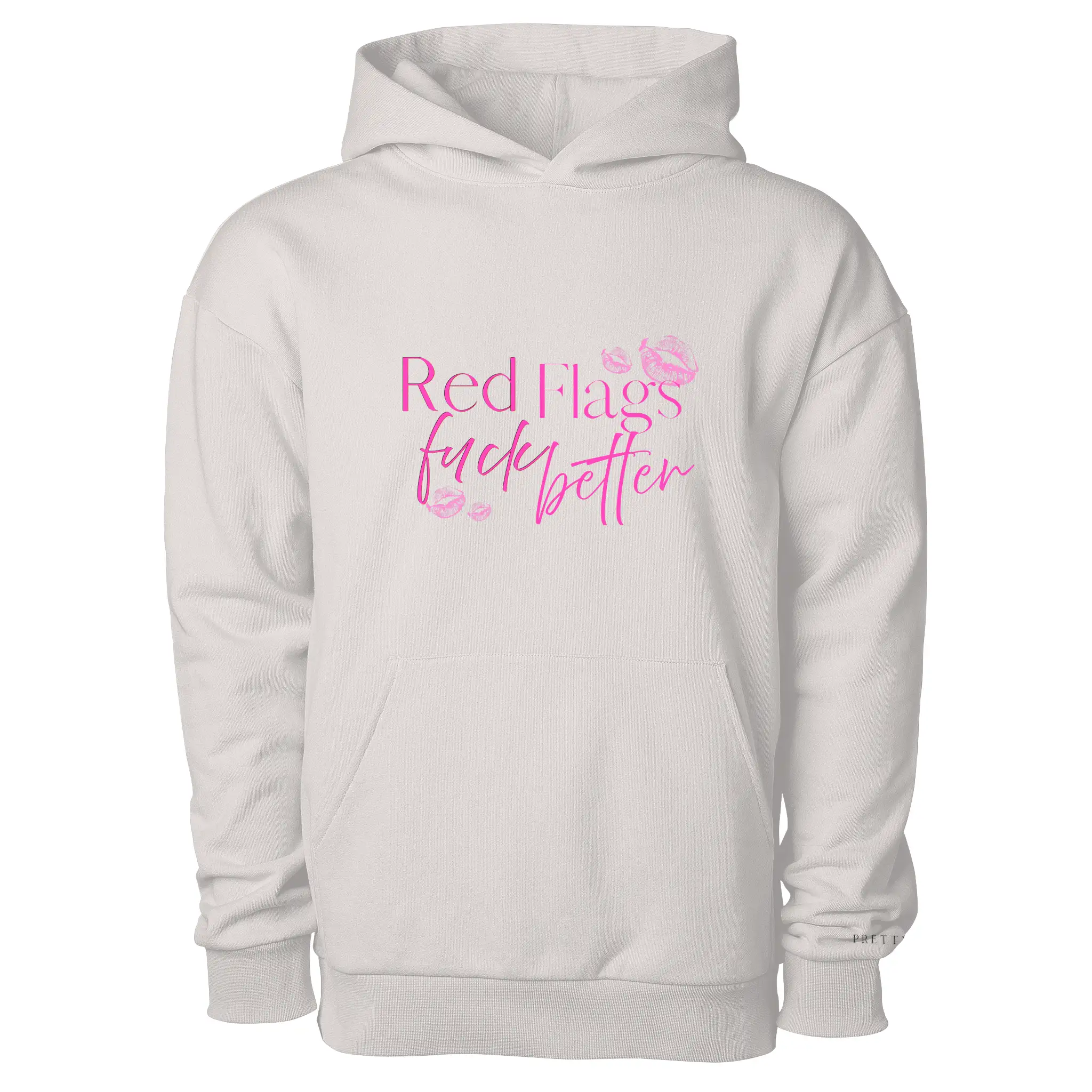Red Flags Heavyweight Pullover Hood