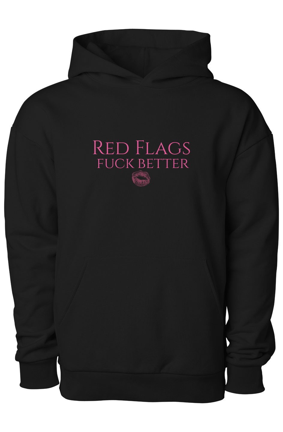 Red Flags Heavyweight Pullover Hoodie