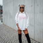 Pretty Toxic Daddy Issues Hoodie, graphic close-up