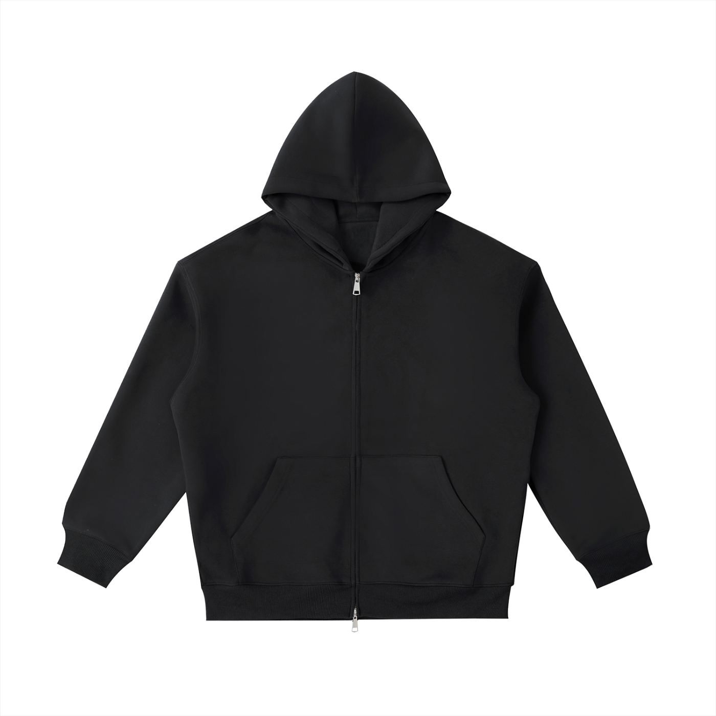 Pretty Toxic Red Flags F*ck Better (Red) Zip Hoodie in black — front view