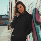 Pretty Toxic Signature Hoodie, graphic close-up