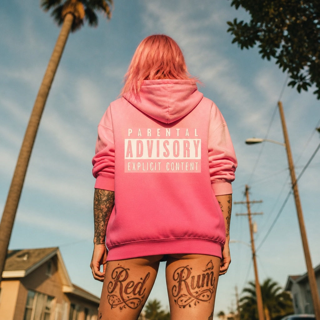 Parental Advisory Oversized Hoodie