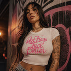 Red Flags Cropped Baby Tee