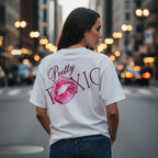 Pretty Toxic Pocket Tee, back view