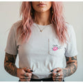 Pretty Toxic Pocket Tee in black — front view