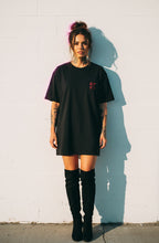 Pretty Toxic Red Flags Fan Club Pocket T Shirt, detail of the print