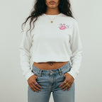 Pretty Toxic Signature Long Sleeve in black, long-sleeve top — front view