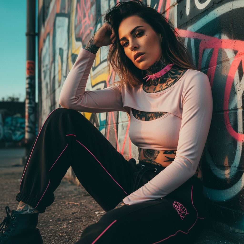 Pretty Toxic Long Sleeve Cutout, side view