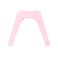 Cutout Long Sleeve Shrug