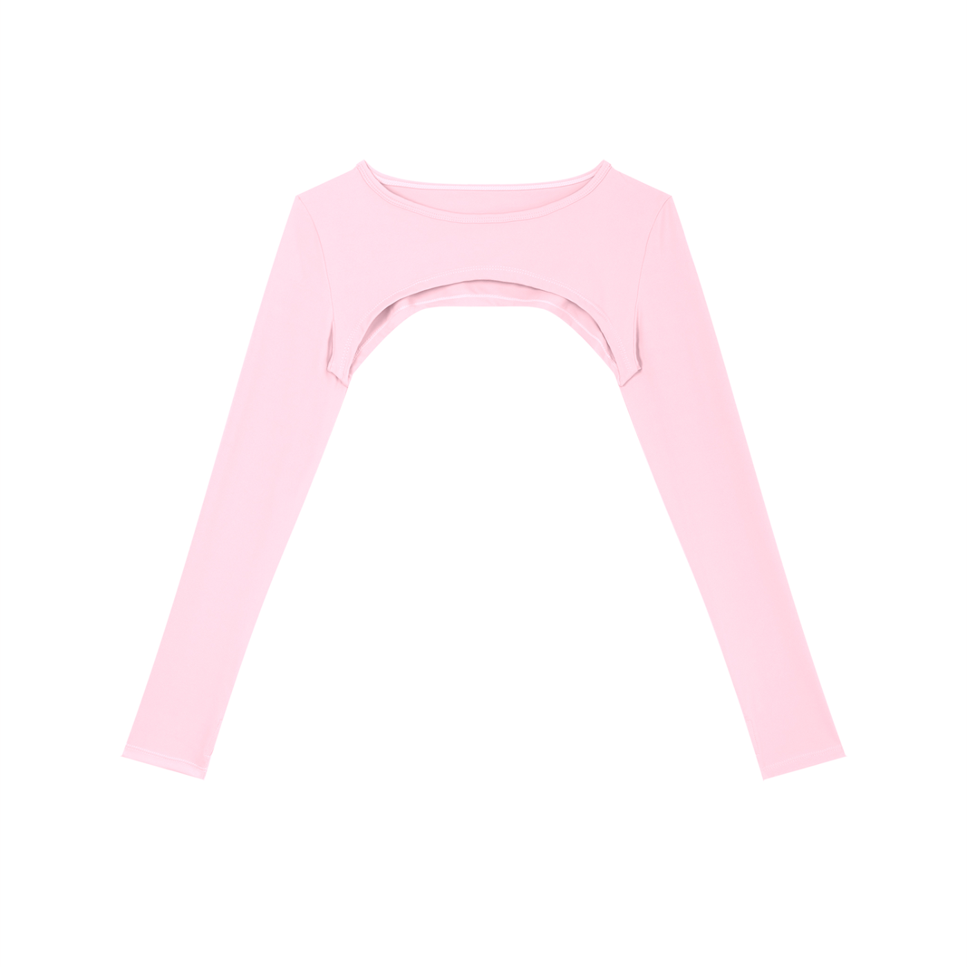 Cutout Long Sleeve Shrug