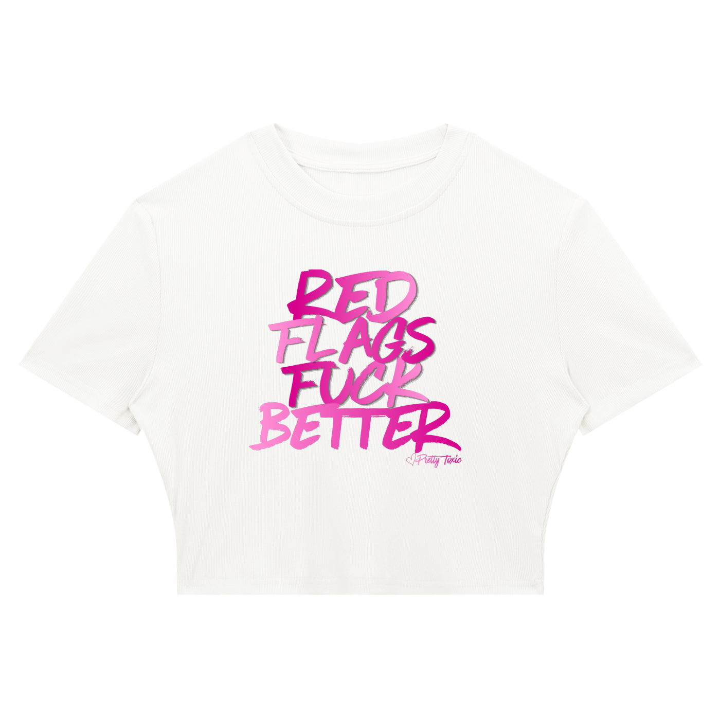 Red Flags Cropped T-Shirt