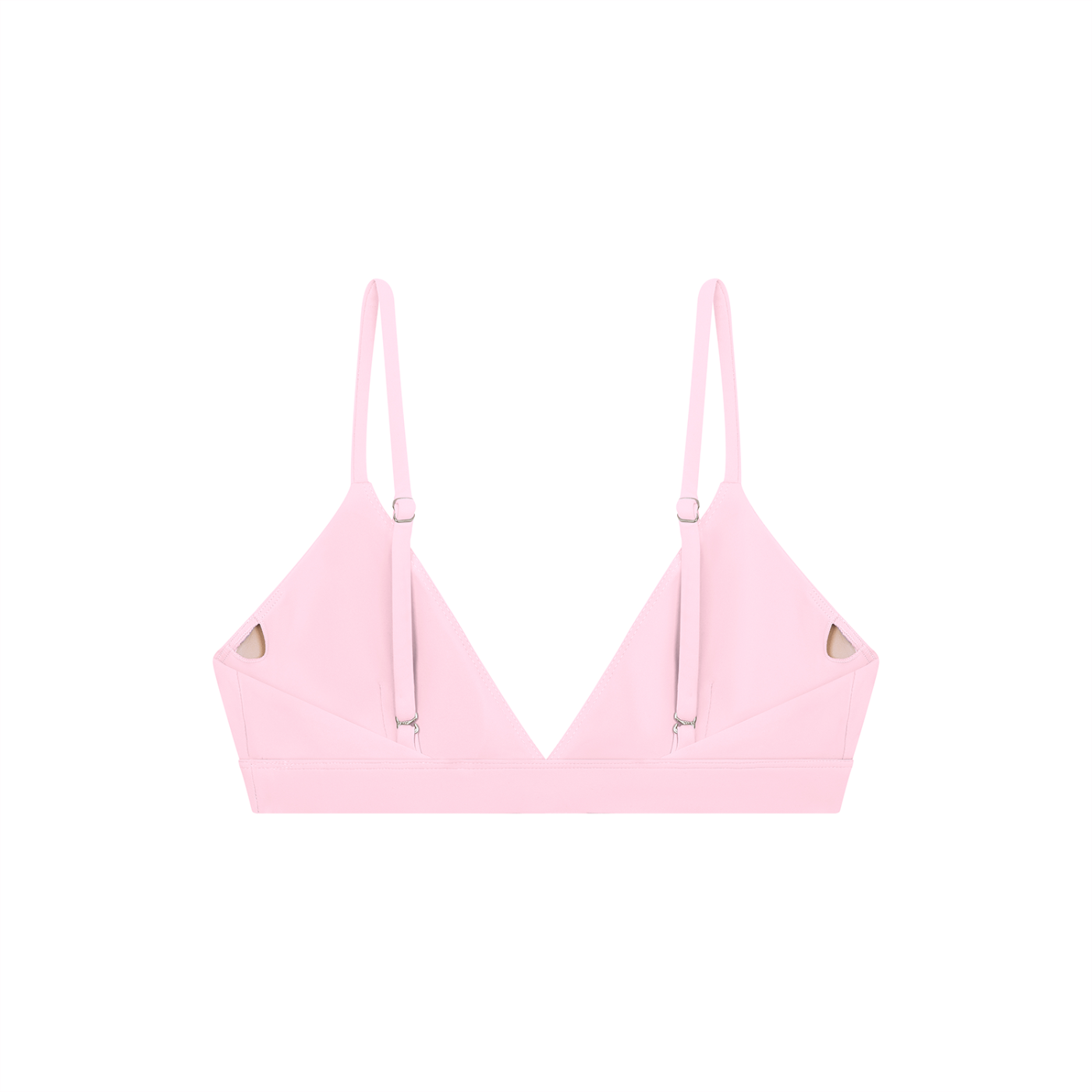 Cropped V-Neck Sports Bra