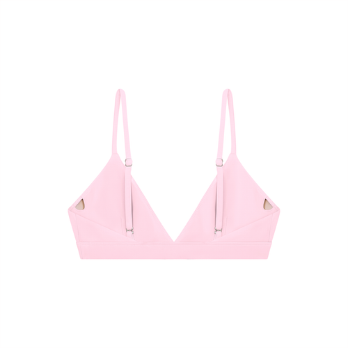 Cropped V-Neck Sports Bra