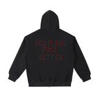Red Flags Heavyweight Pocket Hoodie