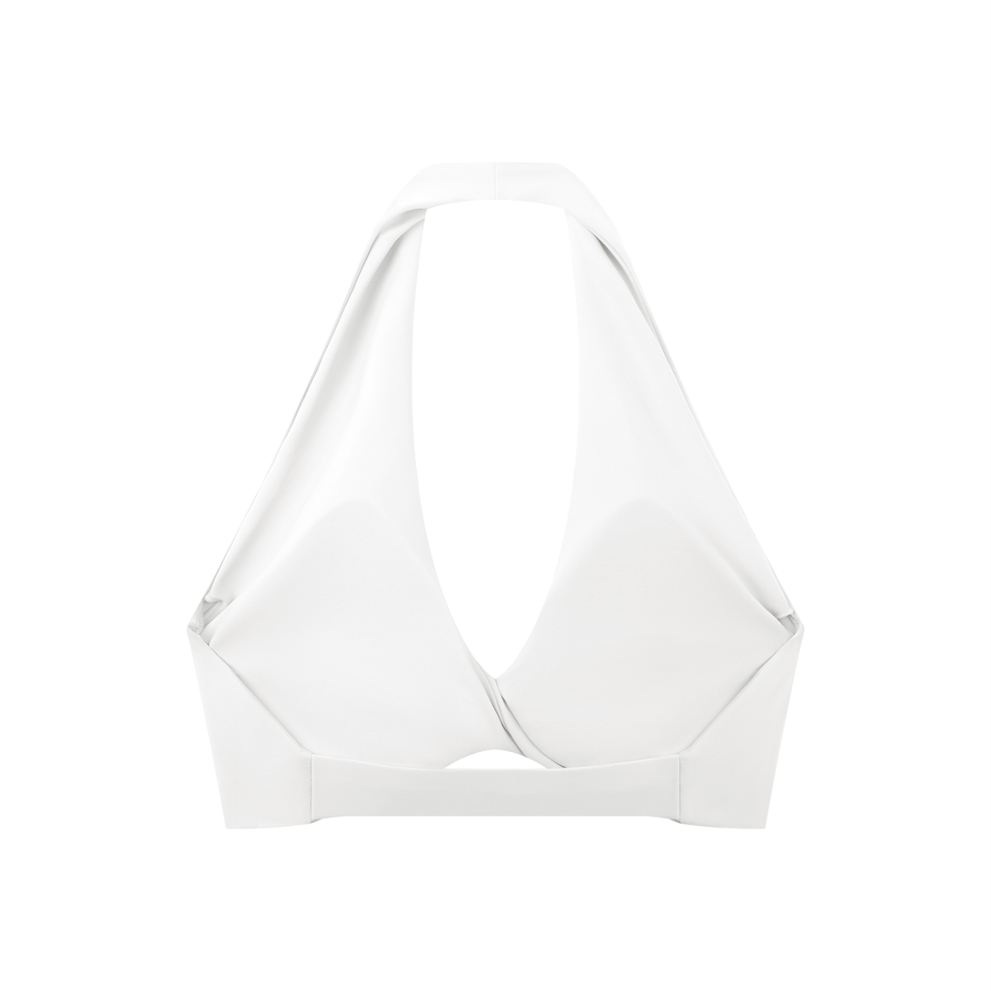 Toxic Baby Pleated Halter Sports Bra