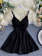 Pretty Toxic Spaghetti Strap Mini Dress — front view