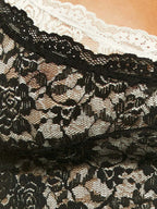 Pretty Toxic Lace Trim Cami Mini Dress, full-length shot